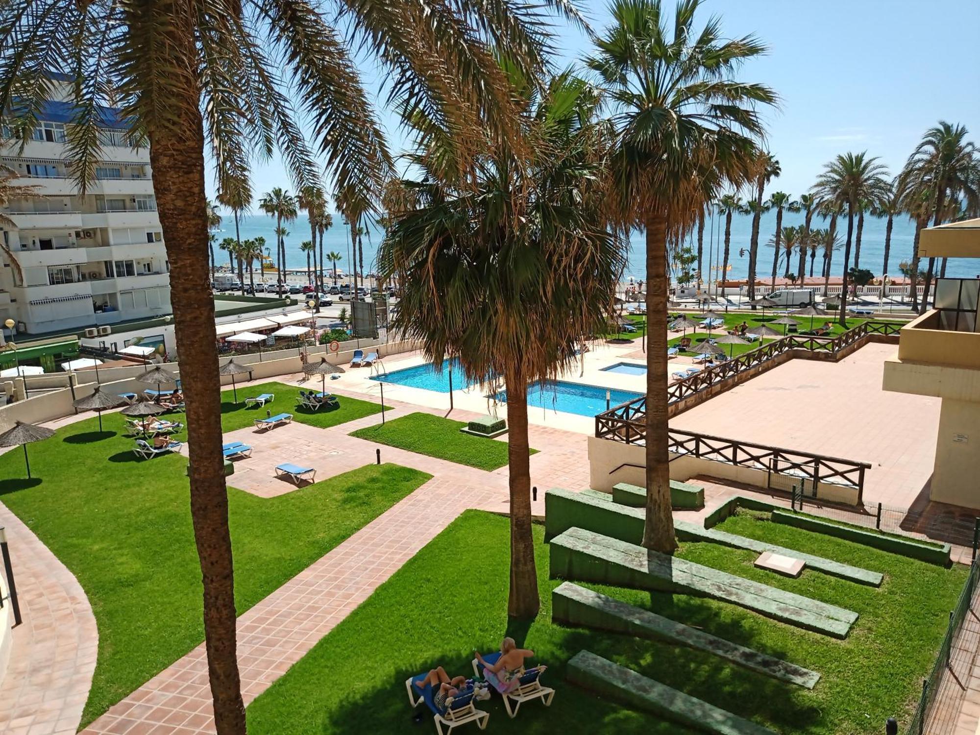 1 Paradise Of Benalmadena Costa Residencial Aloha Playa Vistas Al Mar, Front Beach Mini Duplex Zewnętrze zdjęcie